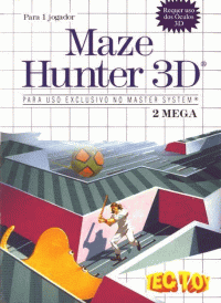 Maze Hunter 3D Sega Master System US box art